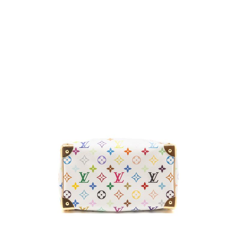 LOUIS VUITTON x Takashi Murakami SPEEDY BANDOULIÈRE 25 MONOGRAM CANVAS WHITE/ MULTICOLOUR GHW