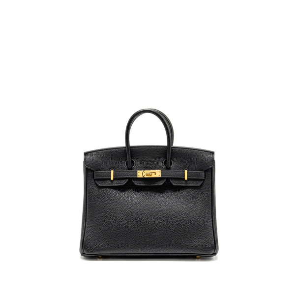 Hermes birkin 25 togo black GHW stamp Z