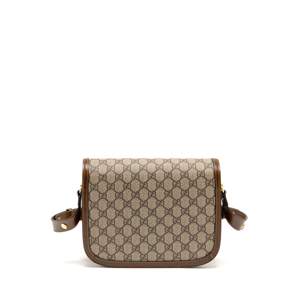 Gucci Horsebit 1955 Shoulder bag GG Supreme Canvas GHW