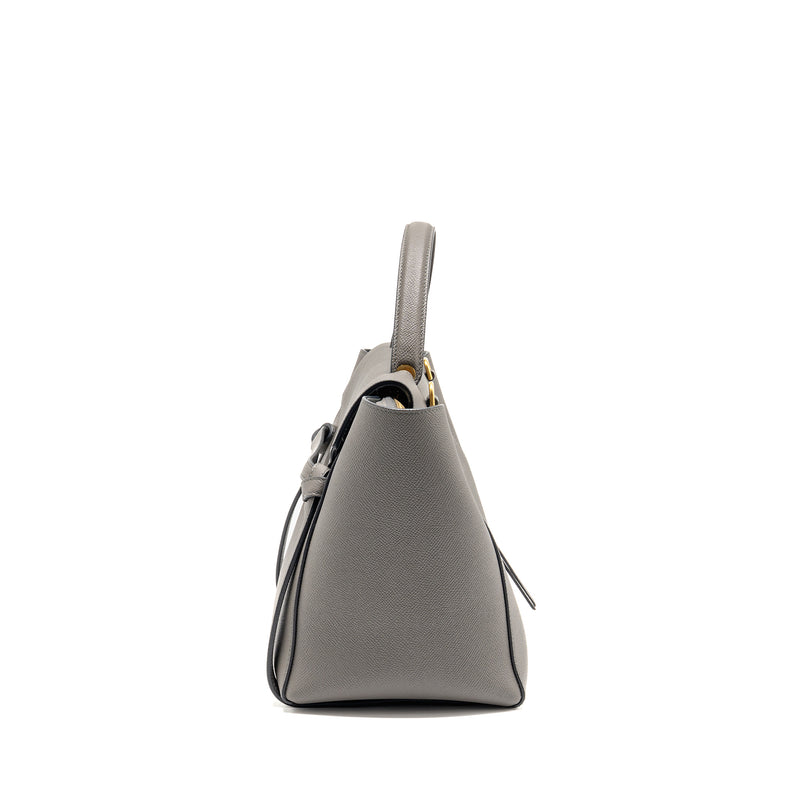 Celine Mini Belt Bag Grained Calfskin Grey GHW
