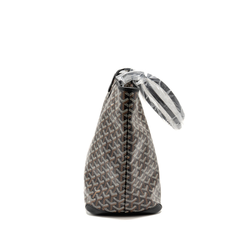 Goyard Artois Medium Handbag Goyardine Canvas/Calfskin Black SHW