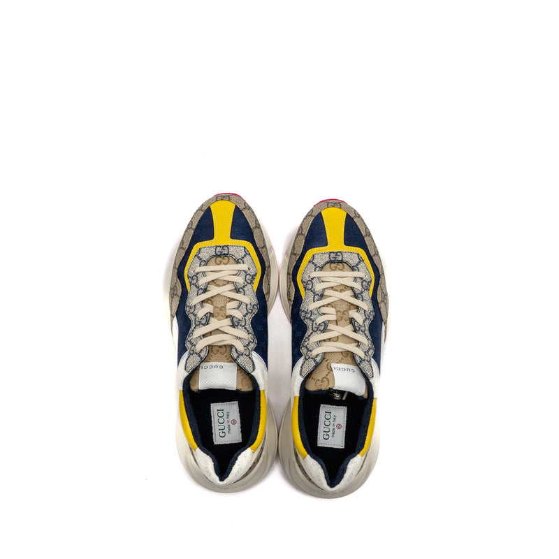 Gucci size 10.5 Rhyton Sneaker GG Supreme Canvas Multicoloured