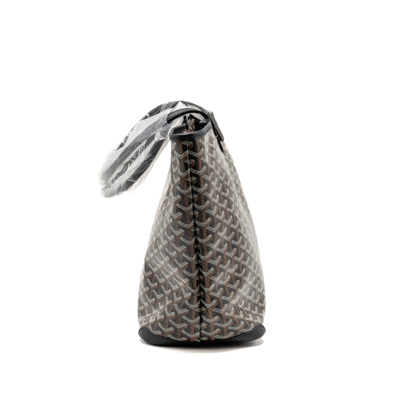 Goyard Artois Medium Handbag Goyardine Canvas/Calfskin Black SHW