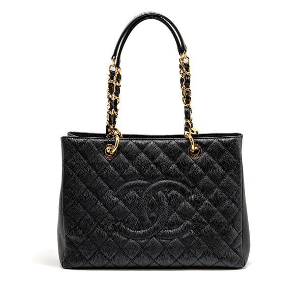 Chanel Grand Shopping Tote bag Caviar Black GHW