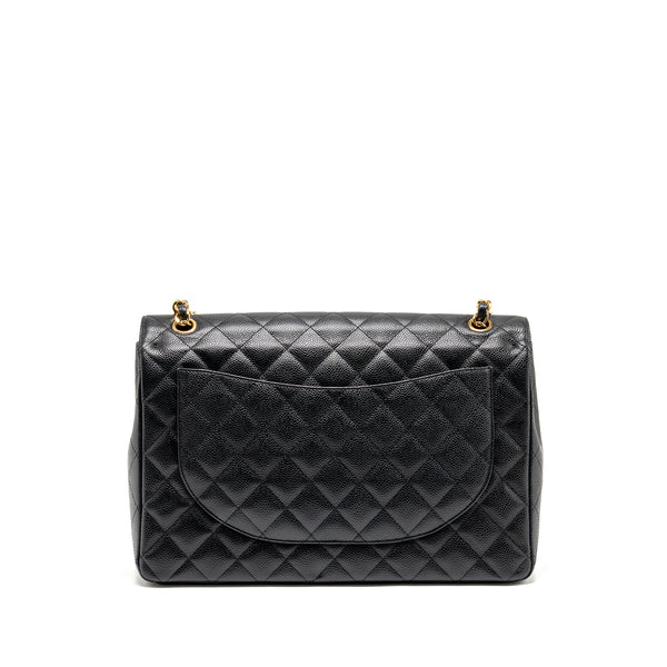 Chanel Maxi Classic Double Flap bag Caviar Black GHW