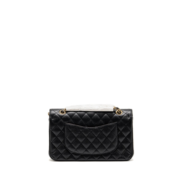 Chanel MEDIUM Classic Double Flap Bag Caviar Black GHW