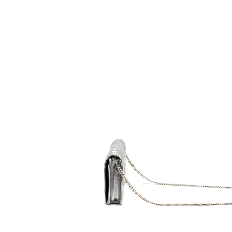 Dior Diorama Wallet On Chain Calfskin Silver SHW