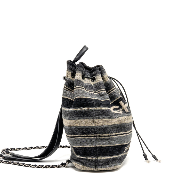 Chanel 31 Rue Cambon Bucket Backpack Fabric Multicolour SHW