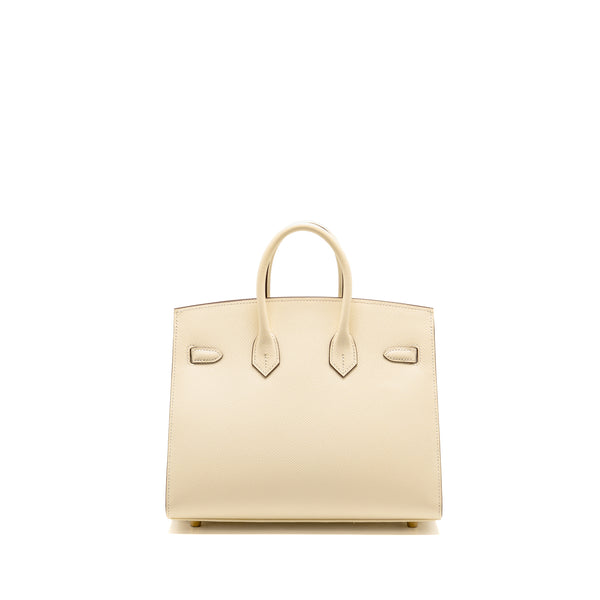 Hermes birkin 25 epsom nata GHW stamp z