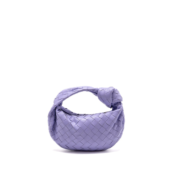 Bottega Veneta Mini Jodie Lambskin Purple SHW