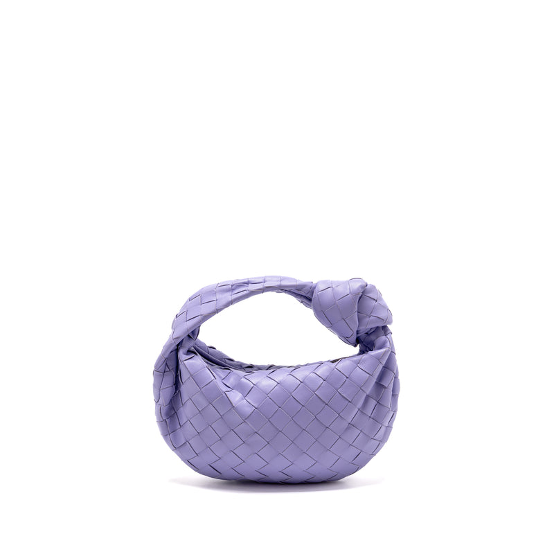 Bottega Veneta Mini Jodie Lambskin Purple SHW