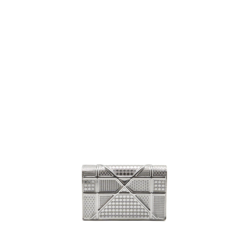 Dior Diorama Wallet On Chain Calfskin Silver SHW