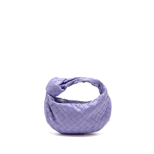 Bottega Veneta Mini Jodie Lambskin Purple SHW