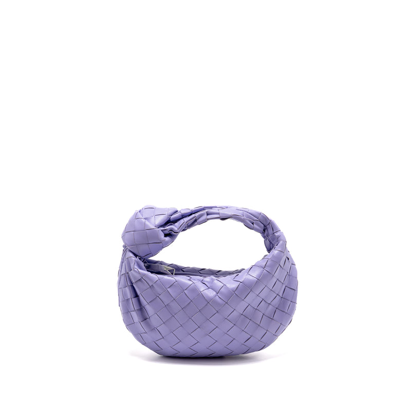 Bottega Veneta Mini Jodie Lambskin Purple SHW