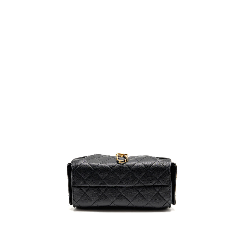 Chanel Mini 25 bag caviar black GHW (microchip)
