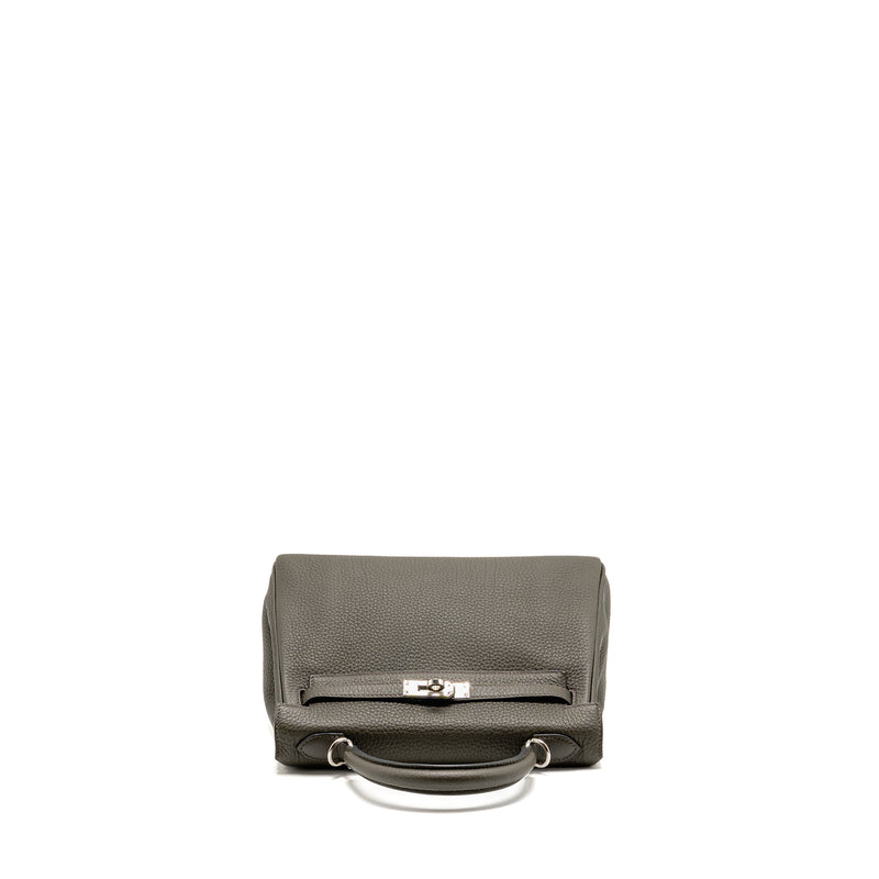 Hermes Kelly 25 Togo C6 Vert De Gris SHW Stamp Y