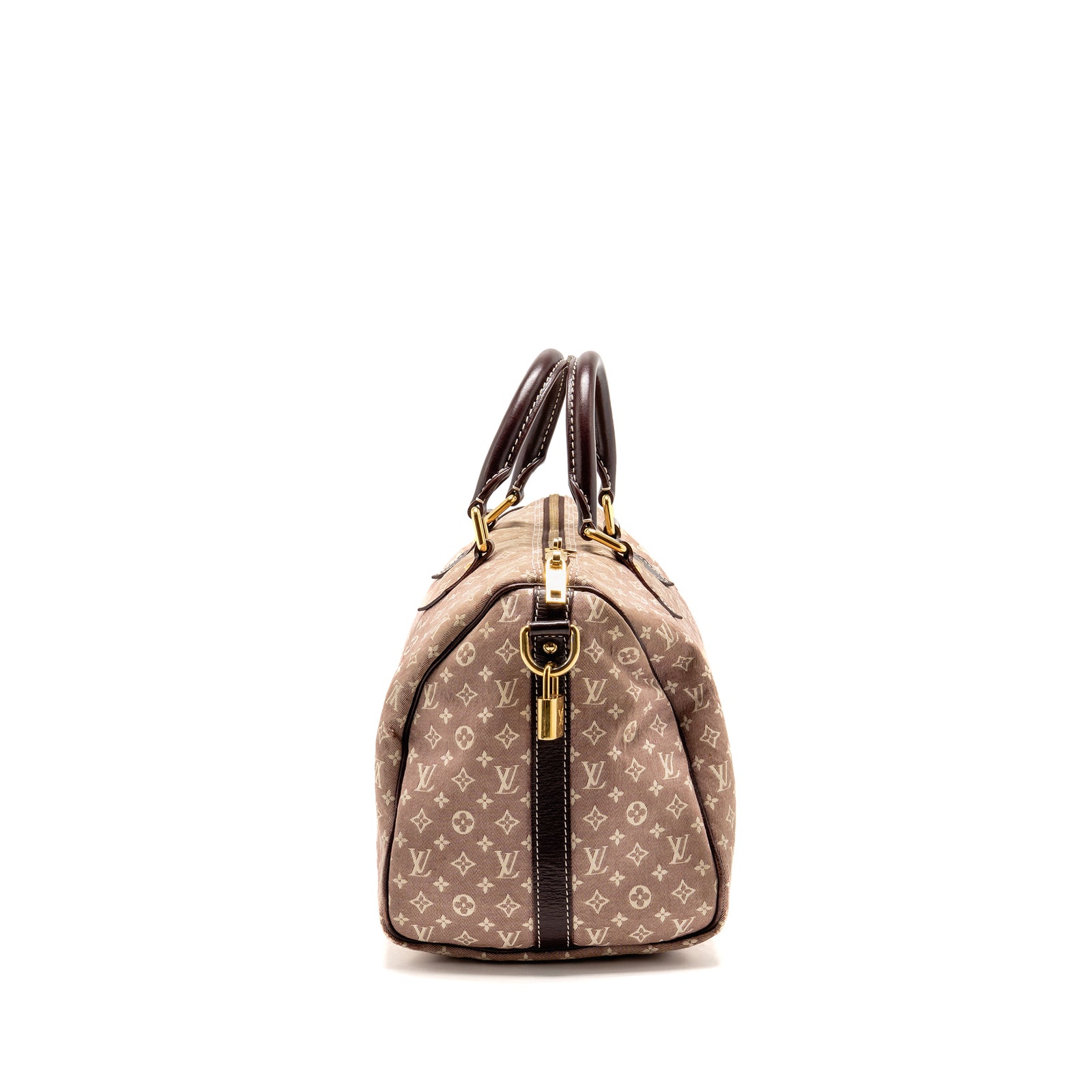Louis Vuitton Speedy 30 Bandouliere Sepia Monogram Idylle Burgundy GHW