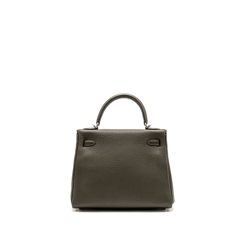 Hermes Kelly 25 Togo C6 Vert De Gris SHW Stamp Y