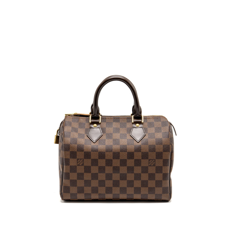 Louis Vuitton Speedy 25 Damier Ebene Canvas GHW