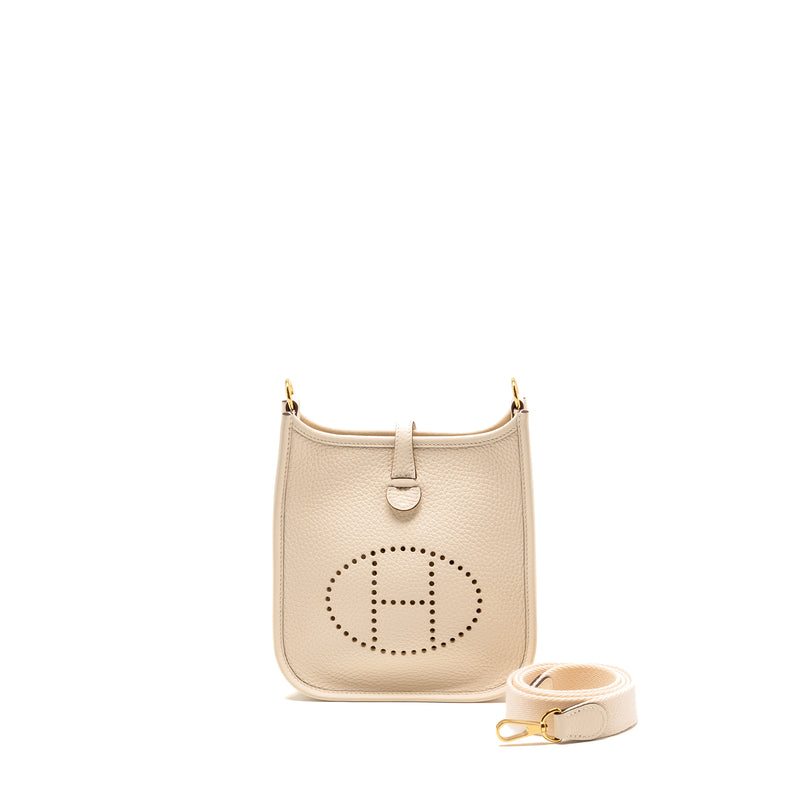 Hermes mini evelyne clemence nata GHW stamp W