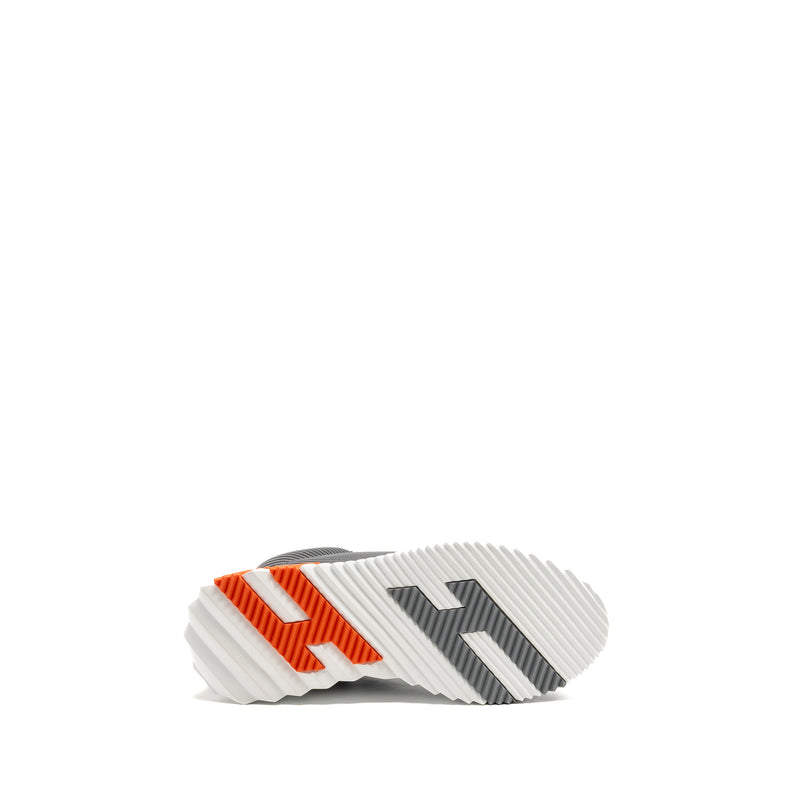 Hermes Size 39 Bouncing Sneakers Canvas/Suede Gris Fonce/Multicolour