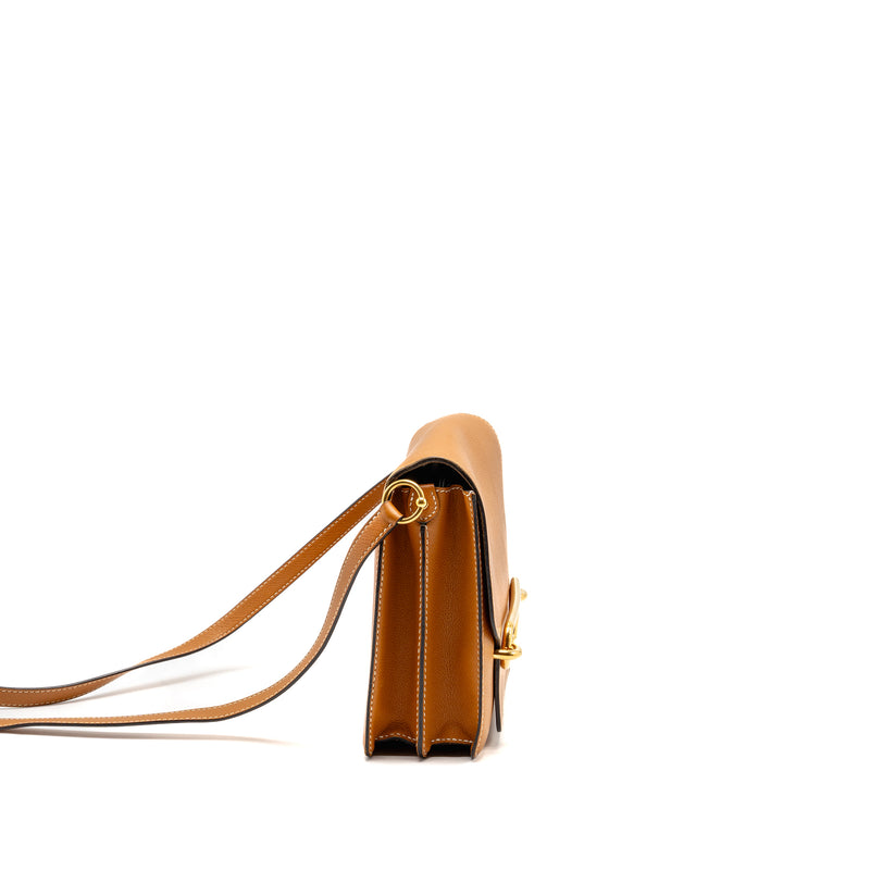 Hermes Roulis 23 evercolor toffee GHW stamp A