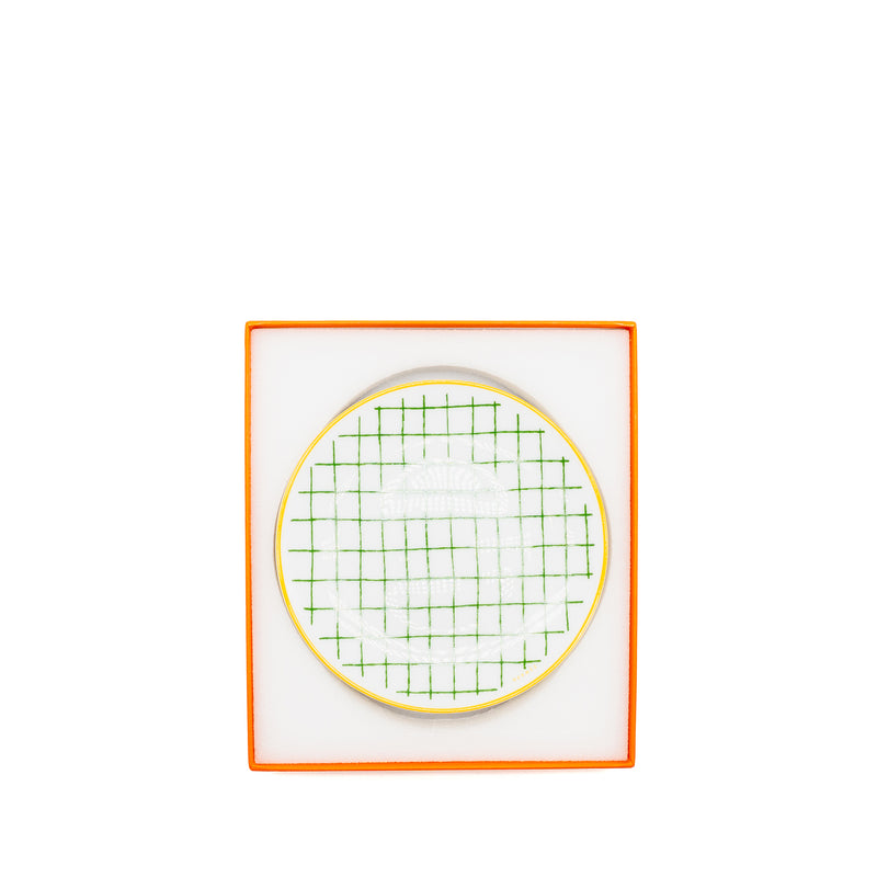 Hermes A Walk in the Garden Bread and Butter Plate (sell in a set)