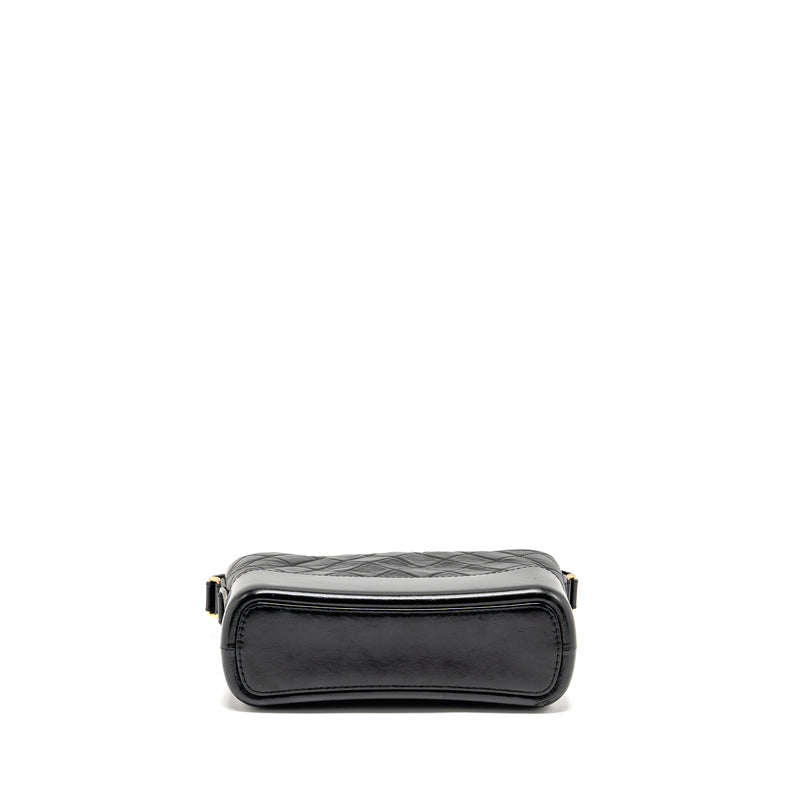 Chanel New Medium Gabrielle Hobo Bag Calfskin Black Multicolour Hardware