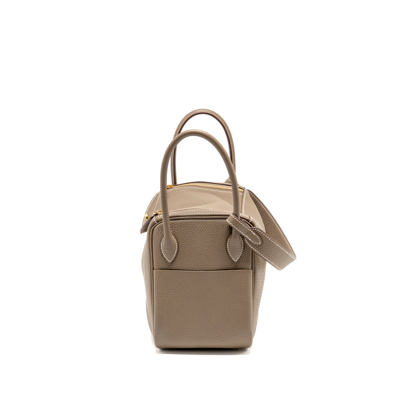 Hermes Lindy 26 Clemence Etoupe GHW stamp Z