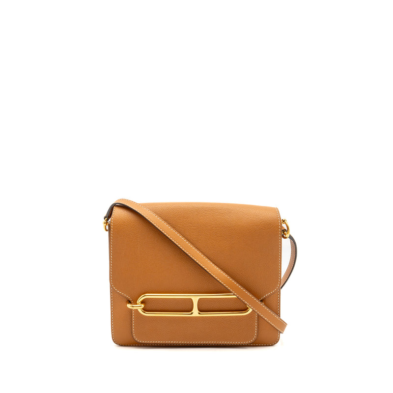 Hermes Roulis 23 evercolor toffee GHW stamp A