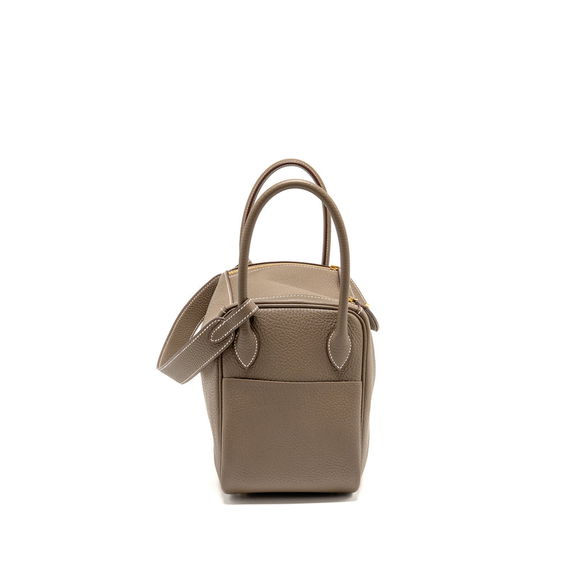 Hermes Lindy 26 Clemence Etoupe GHW stamp Z