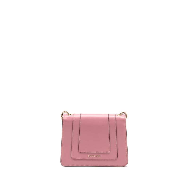 Bvlgari Serpenti forever crossbody bag calfskin pink LGHW