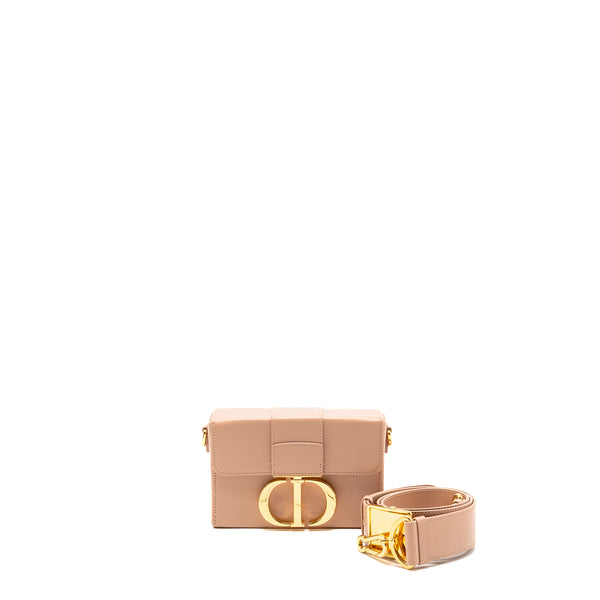 Dior 30 Montaigne Box Calfskin Rose de Ven GHW