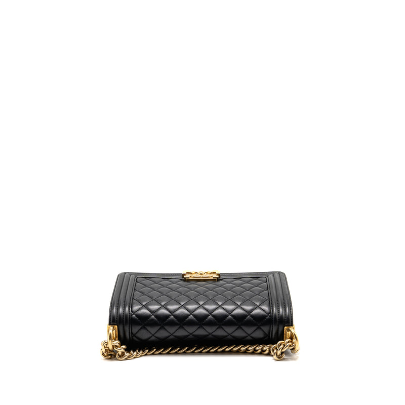 Chanel Medium Boy Bag LAMBSKIN Black GHW