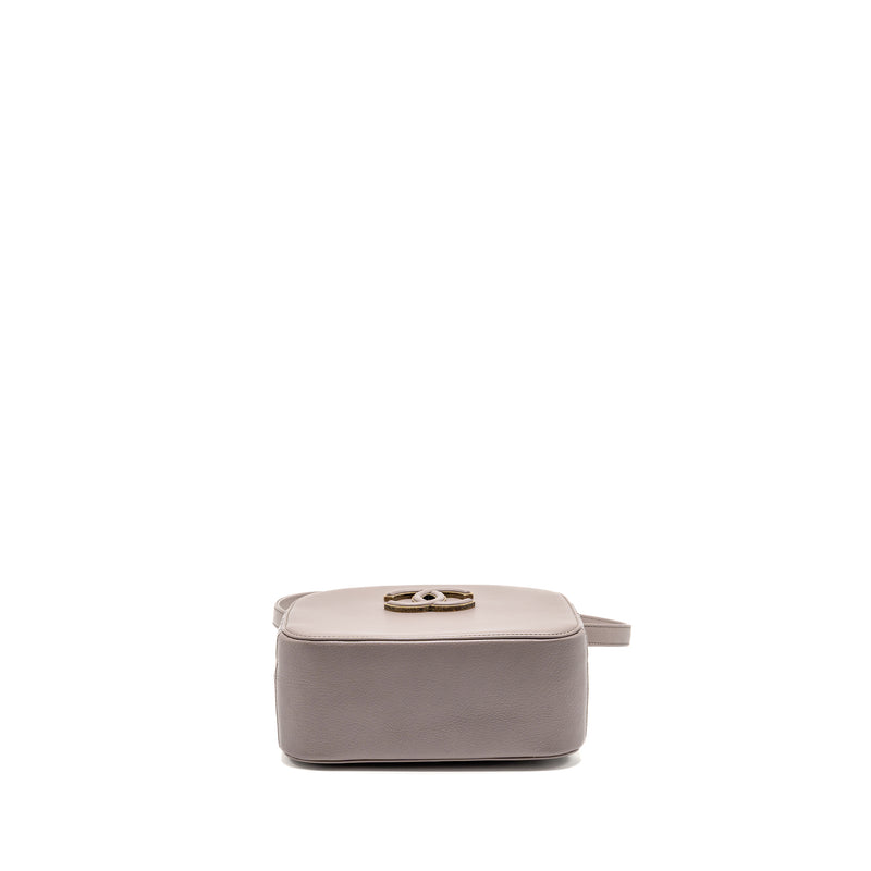 Chanel Coco Curve Vanity Bag with Top Handle Calfskin Grey GHW