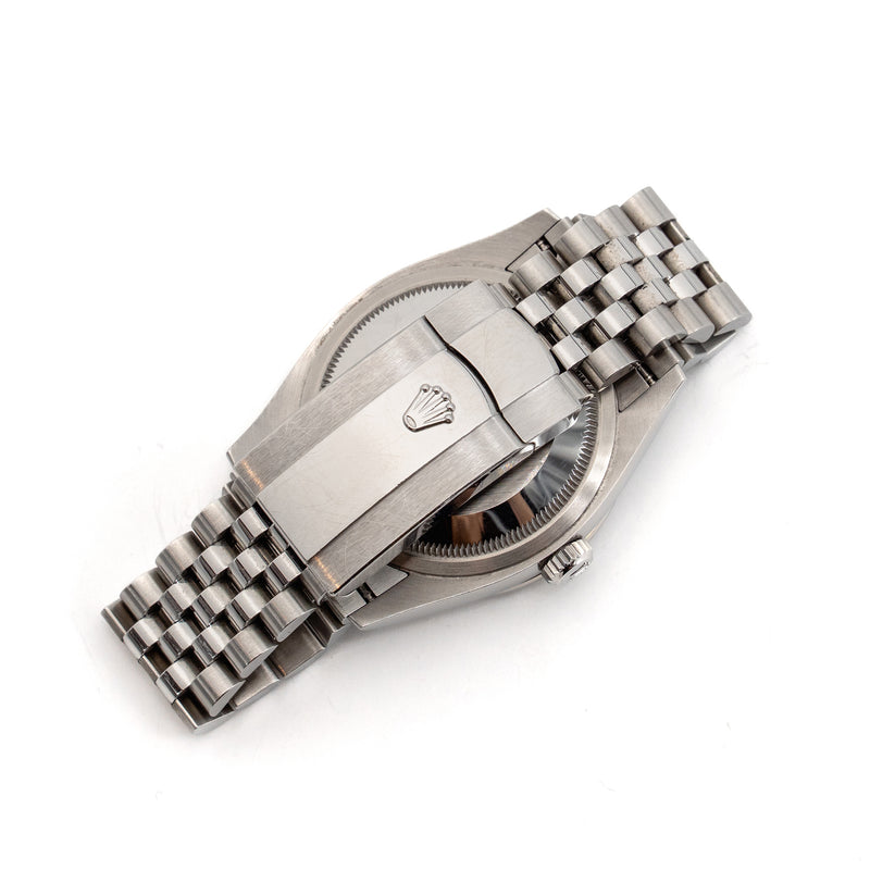 Rolex Datejust 36 Oystersteel/White Gold, Bright Black Diamond-Set Dial Jubilee Bracelet  Model: 126284RBR-0019