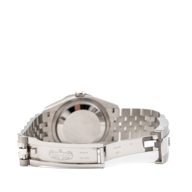 Rolex Datejust 36 Oystersteel/White Gold, Bright Black Diamond-Set Dial Jubilee Bracelet  Model: 126284RBR-0019