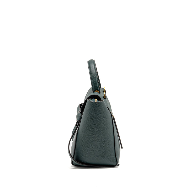 Celine Micro belt bag calfskin green GHW