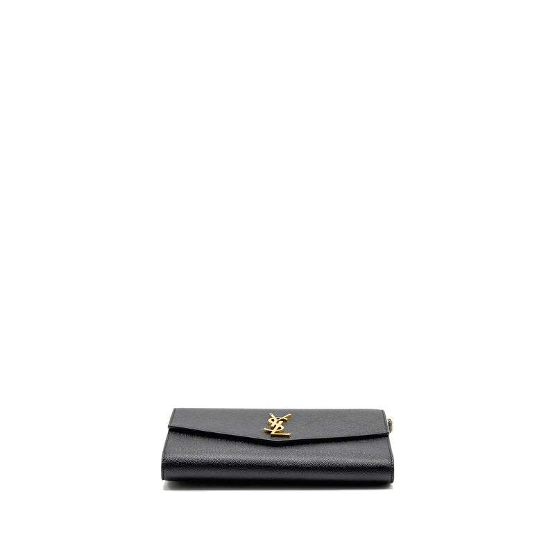 Saint Laurent/YSL Mini Uptown crossbody bag calfskin black GHW