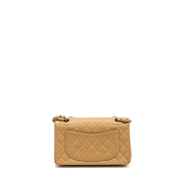 Chanel Small Classic Double Flap Bag Caviar Beige LGHW