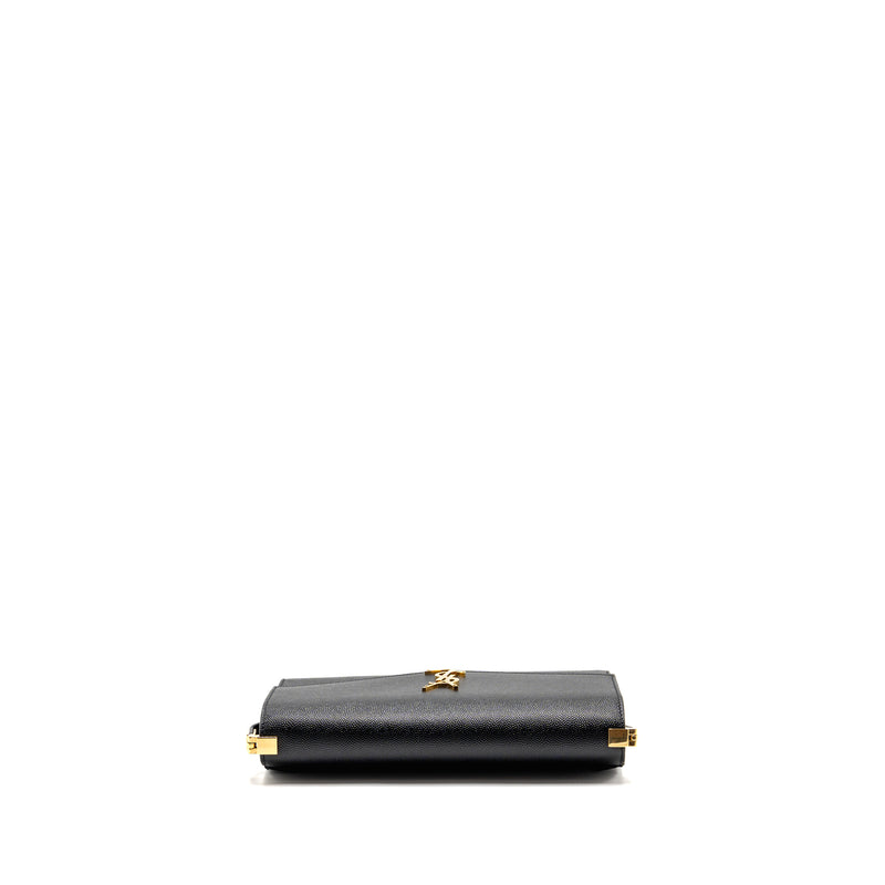 Saint Laurent/YSL Mini Uptown crossbody bag calfskin black GHW