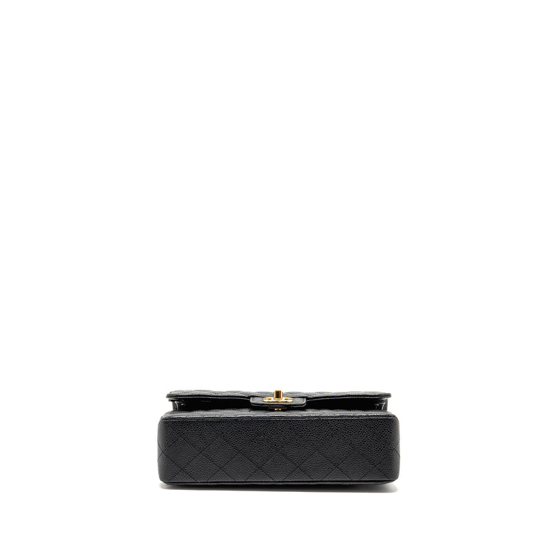 Chanel Small Classic Double Flap Bag Caviar Black GHW (Microchip)