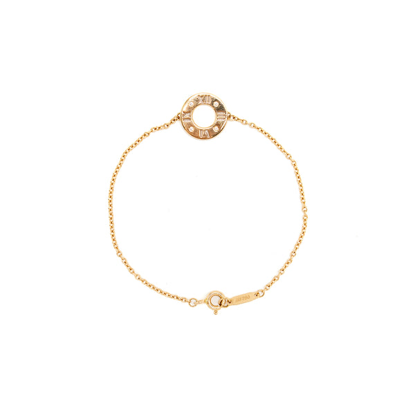 Tiffany size small Atalas bracelet rose gold / diamonds