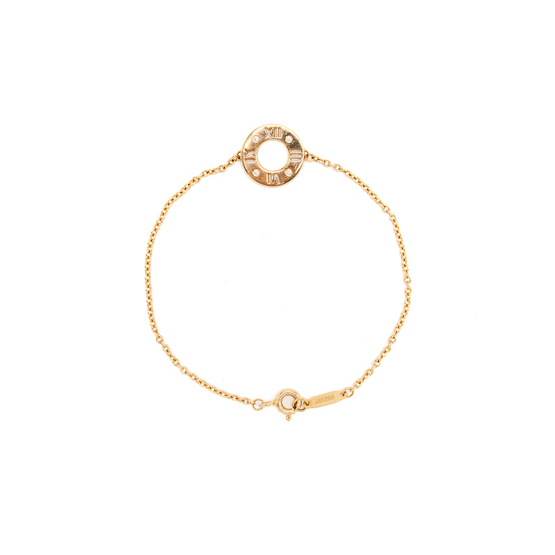 Tiffany size small Atalas bracelet rose gold / diamonds