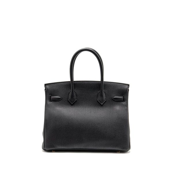Hermes Birkin 30 Togo Black GHW stamp D