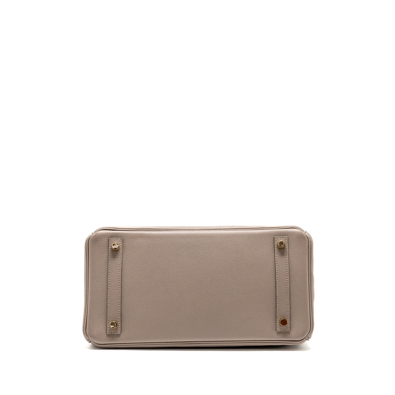 Hermes birkin 30 epsom m8 gris asphalt GHW stamp C