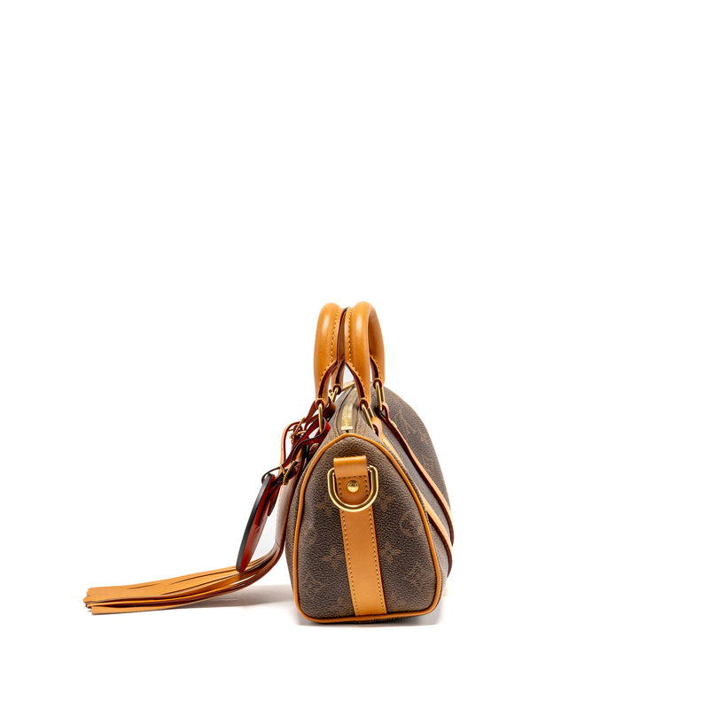 Louis Vuitton Keepall Bandoulière 25 Monogram Dust Coated Canvas GHW