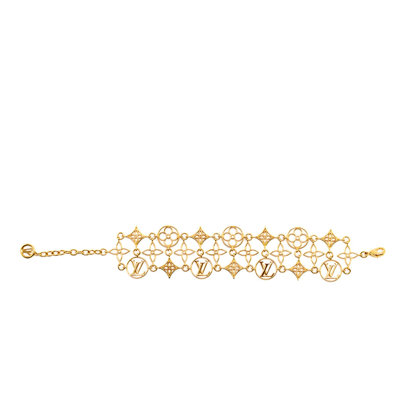 Louis Vuitton gold tone bracelet