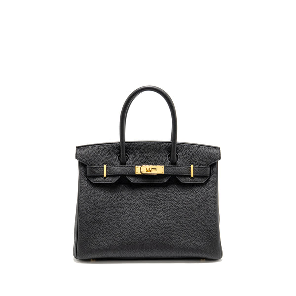 Hermes Birkin 30 Togo Black GHW stamp D