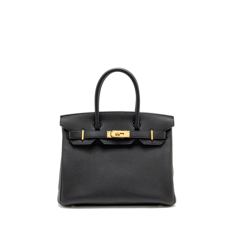 Hermes Birkin 30 Togo Black GHW stamp D